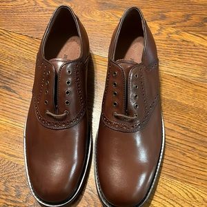 Johnson Murphy 20-1258  Durst Mahogany Men’s Brown Leather Oxford Shoes Size 12W